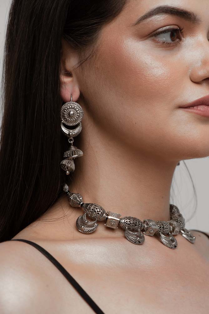 Indus Valley Multani Moon Choker Set image 5