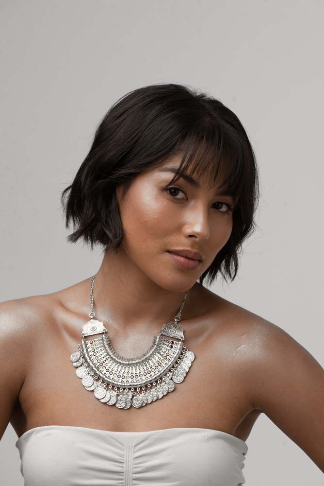 Signature Multicolored, Coin Bib Necklace image 4