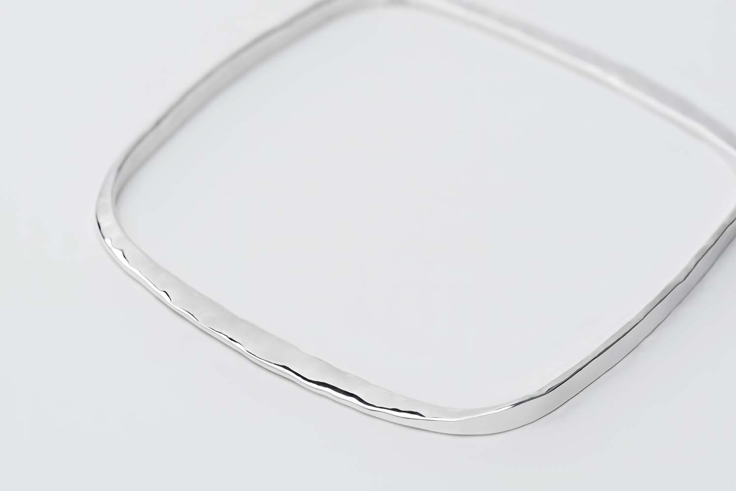 Mexico Hammered Square Bangle image 1