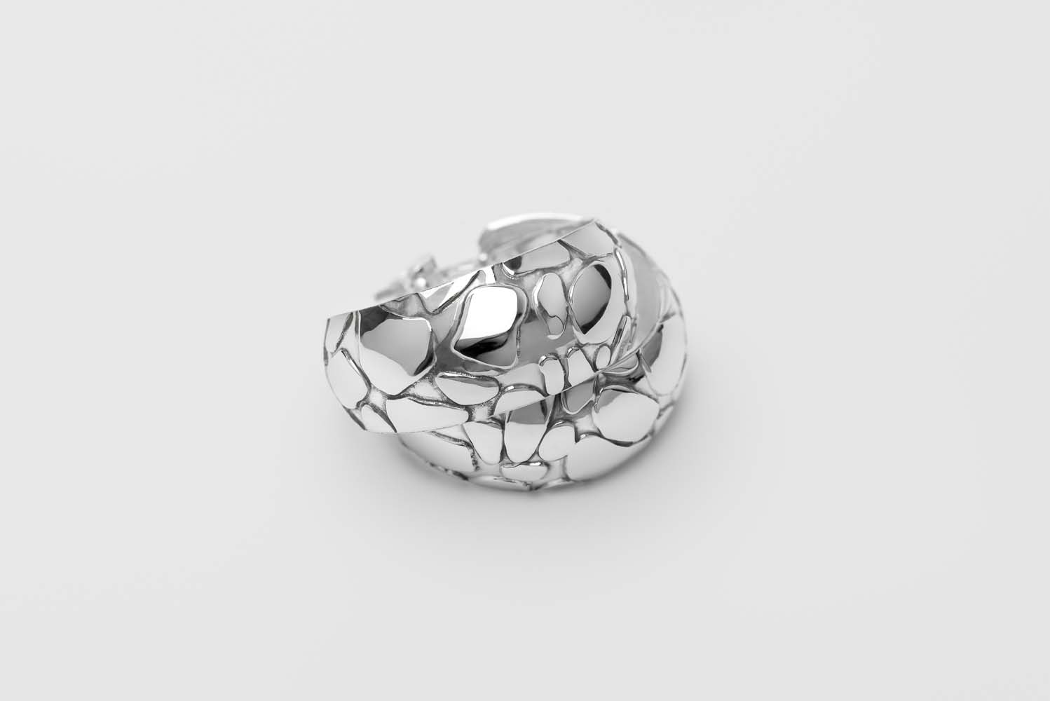 Mexico Pebbles Hoop Earrings image 1