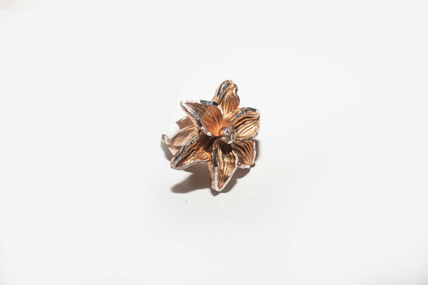 Italian Flower Ring (Rose Gold)