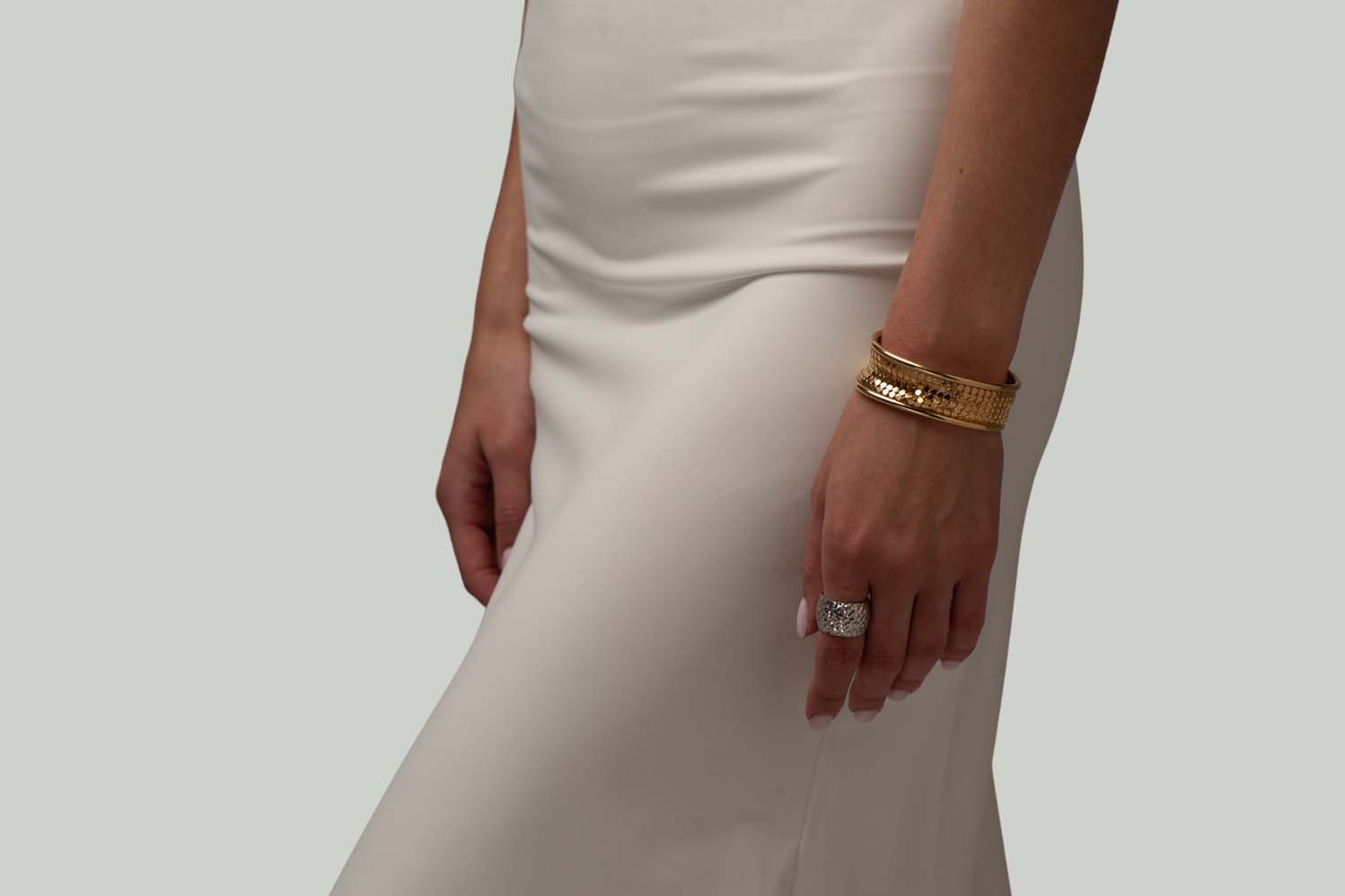 Italian Silver Band Ring image 2