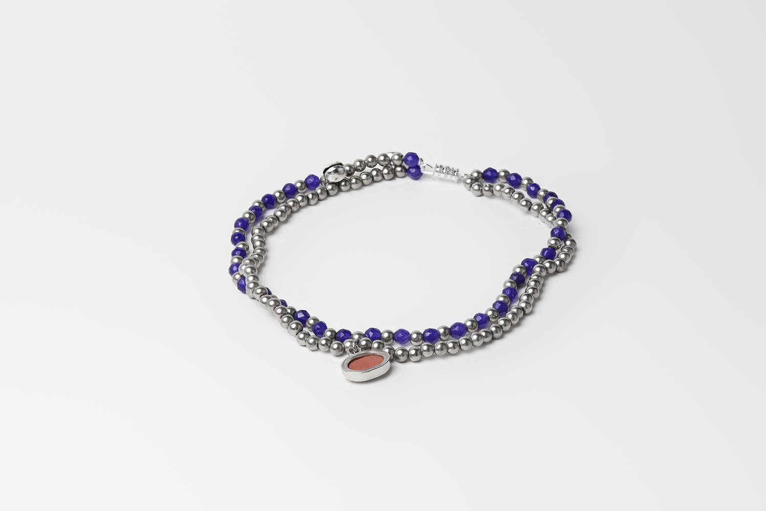 Signature Amethyst Double Anklet - Sunstar stone image 2
