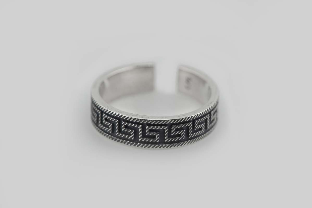 Men - Greek Keys Ring