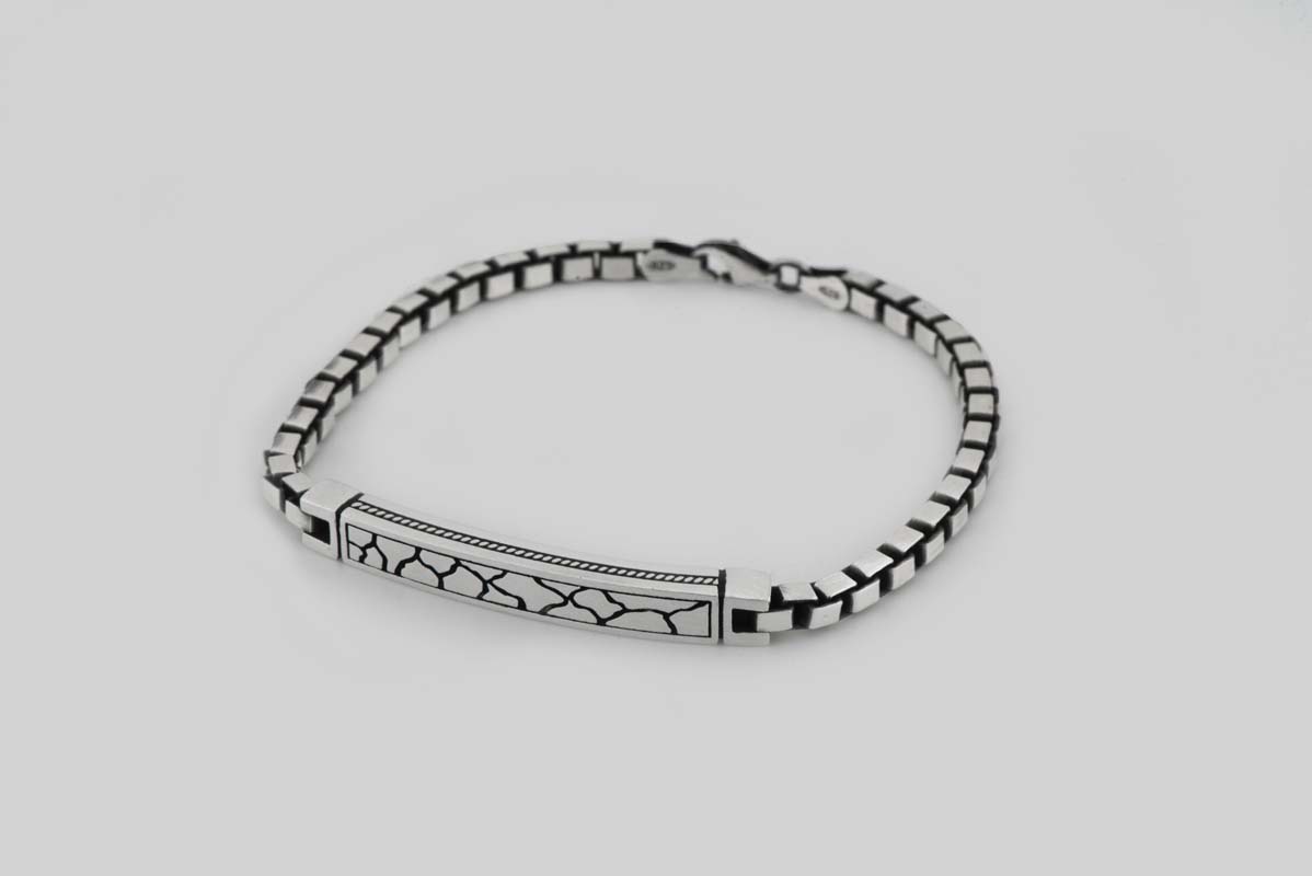 Men - Box Link Bracelet
