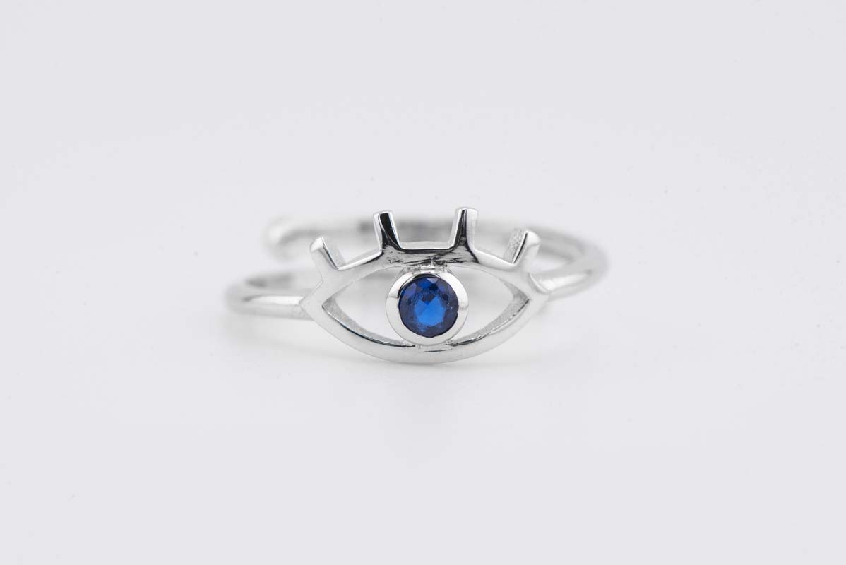 Evil Eye Single Eye Ring