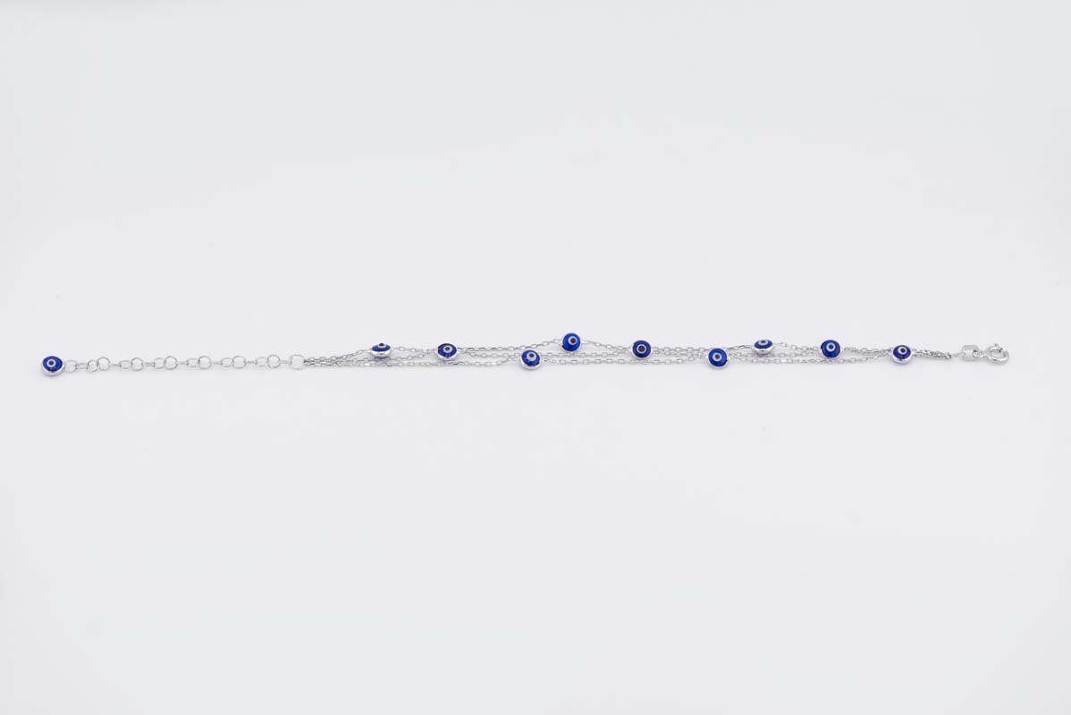 Evil Eye Multi-Strand Bracelet